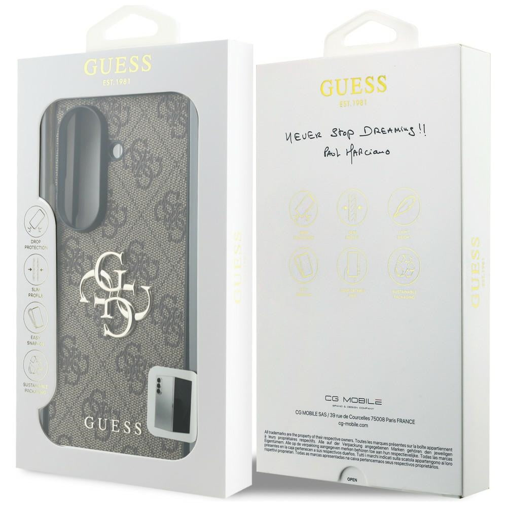 Guess Big 4G Logo Case for Samsung Galaxy Z Fold8 Ultra brown