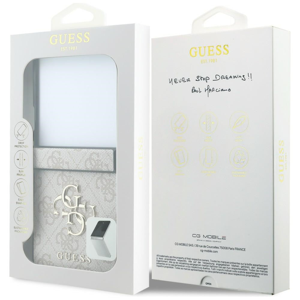 Guess Big 4G Logo Case for Samsung Galaxy Z Flip 8 Pink