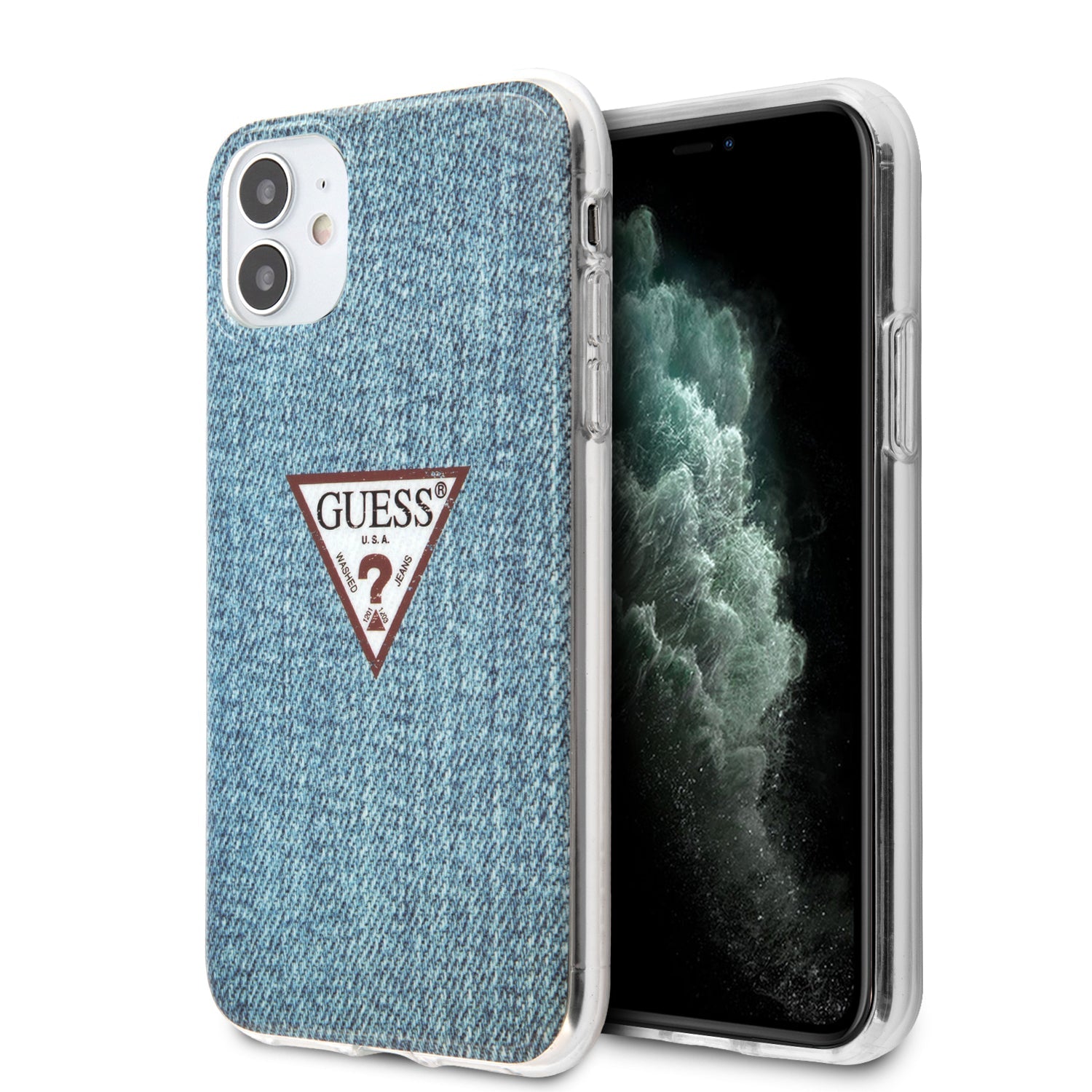 Guess GUHCN61PCUJULLB iPhone 11 blue hardcase Jeans Collection