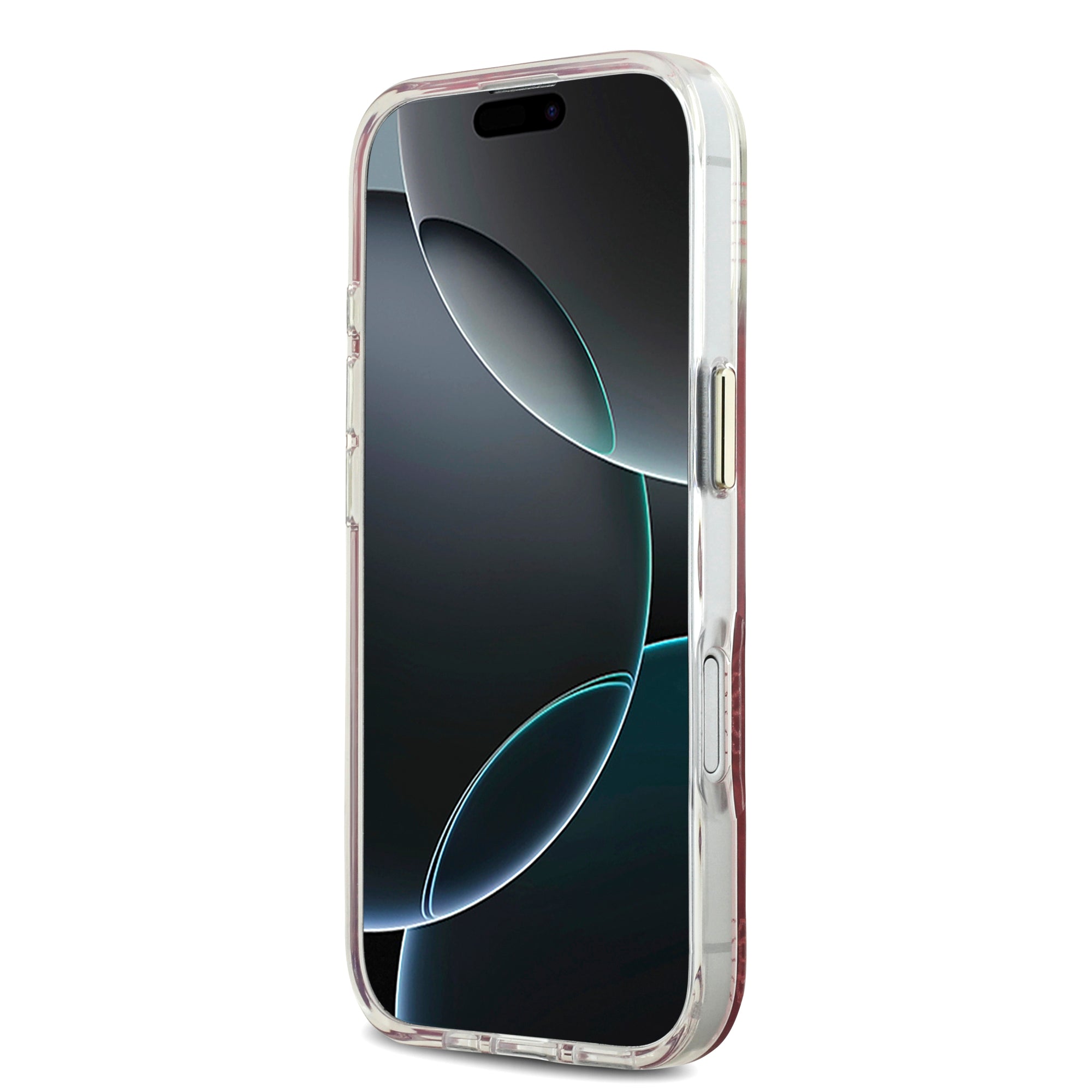 GUESS GUHMP17SHPOGMEGP HardCase MagSafe PC TPU W/ PEONY Glitter Pink iPhone 17