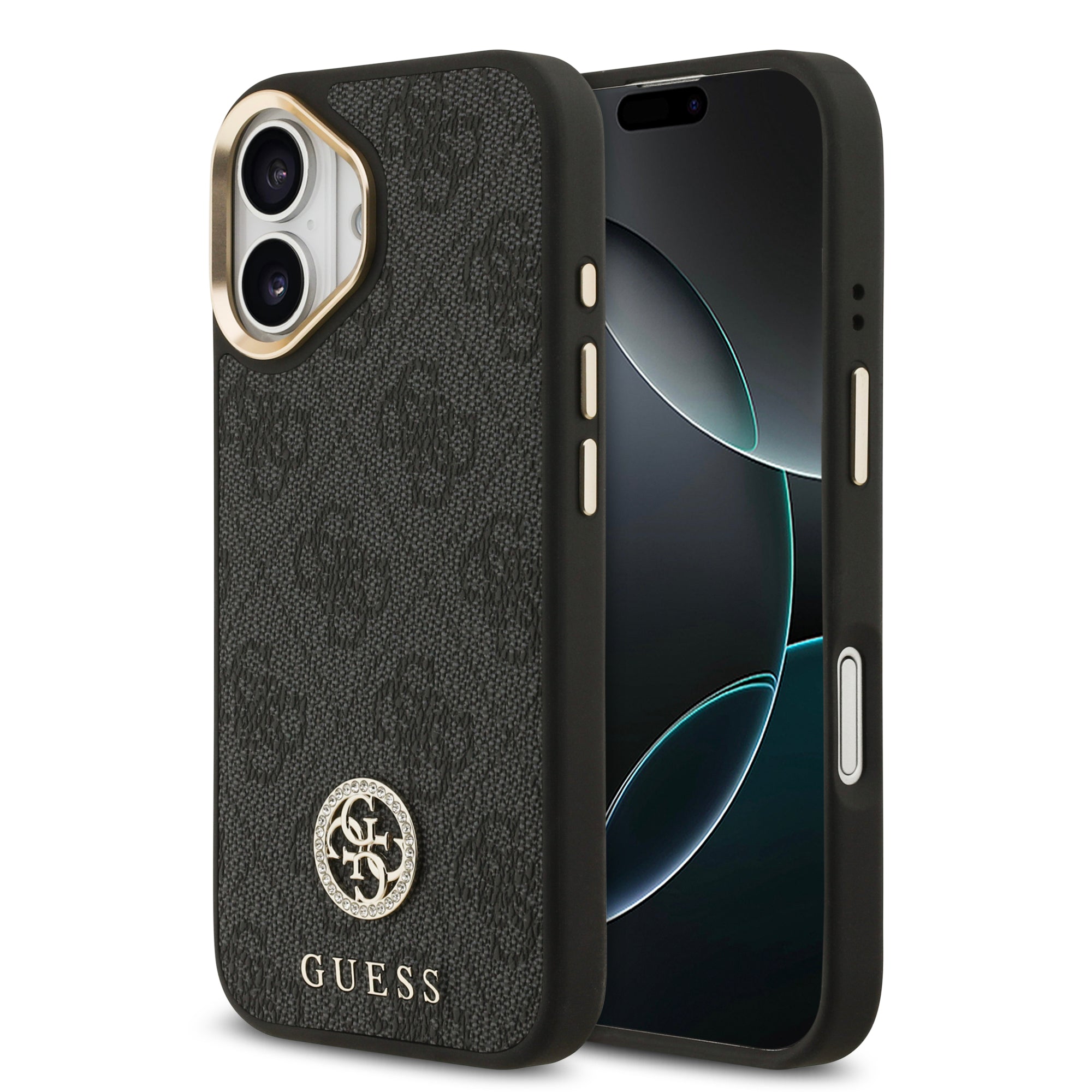 Guess GUHMP17SP4GRMDEK CASE For iPhone17