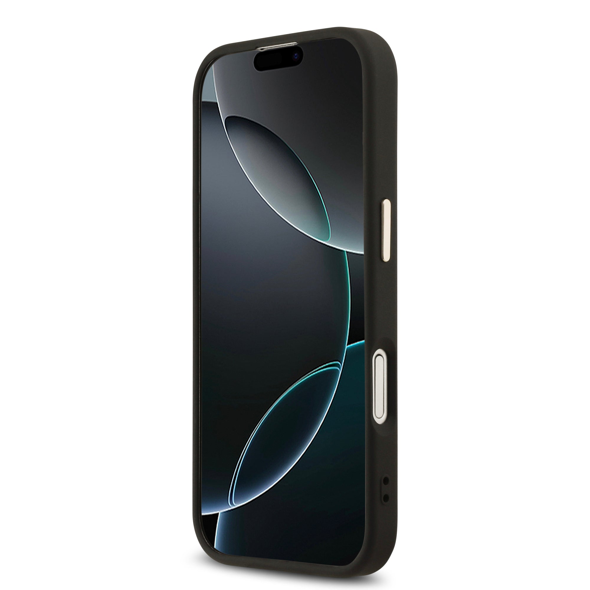 GUESS GUHMP17SP4GTDGMK HardCase MagSafe 4G PU W/ Triangle Logo GD Black iPhone 17