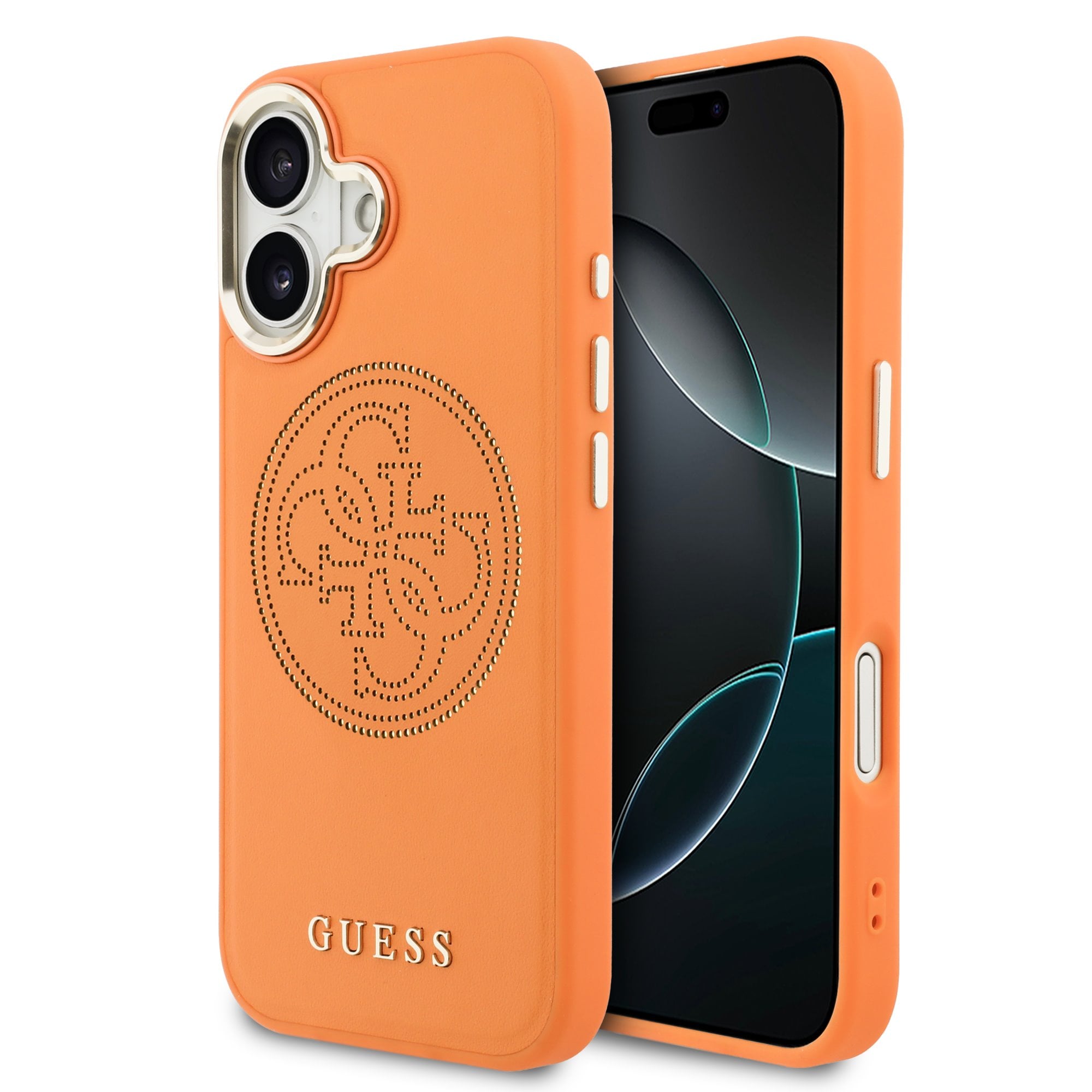 Guess GUHMP17S5PG4SRGO Perforated 4G MagSafe for iPhone 17 Orange