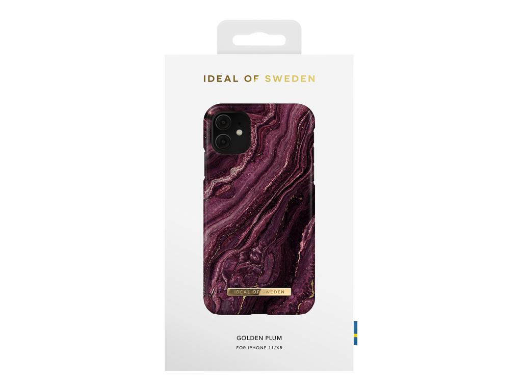 IDEAL OF SWEDEN Fashion Case iPhone 11/XR Golden Plum