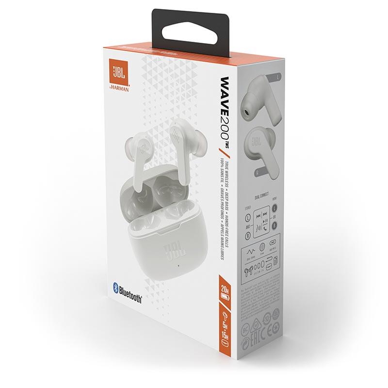 JBL WAVE200 Headset True Wireless Stereo (TWS) In-ear Calls/music Bluetooth White