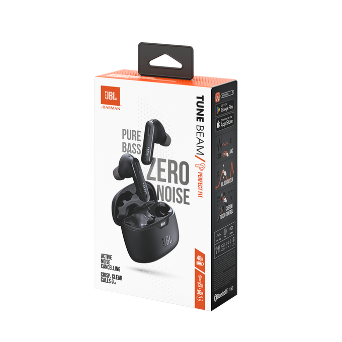 JBL Beam TWS wireless earbuds JBLTBEAMBLK