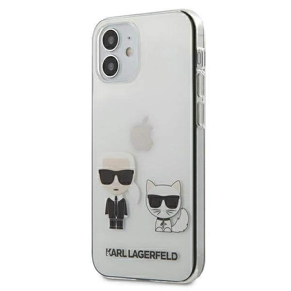 Karl Lagerfeld KLHCP12SCKTR iPhone 12 mini hardcase Transparent Karl & Choupette