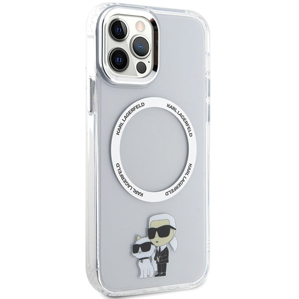 Karl Lagerfeld iPhone 12/ 12 Pro hardcase transparent Iconic Karl&Choupette Magsafe