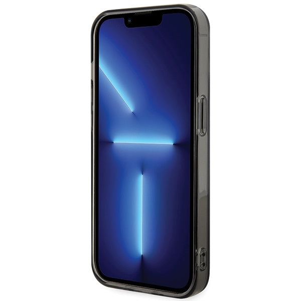 Karl Lagerfeld iPhone 15 Pro black hardcase IML Ikonik MagSafe