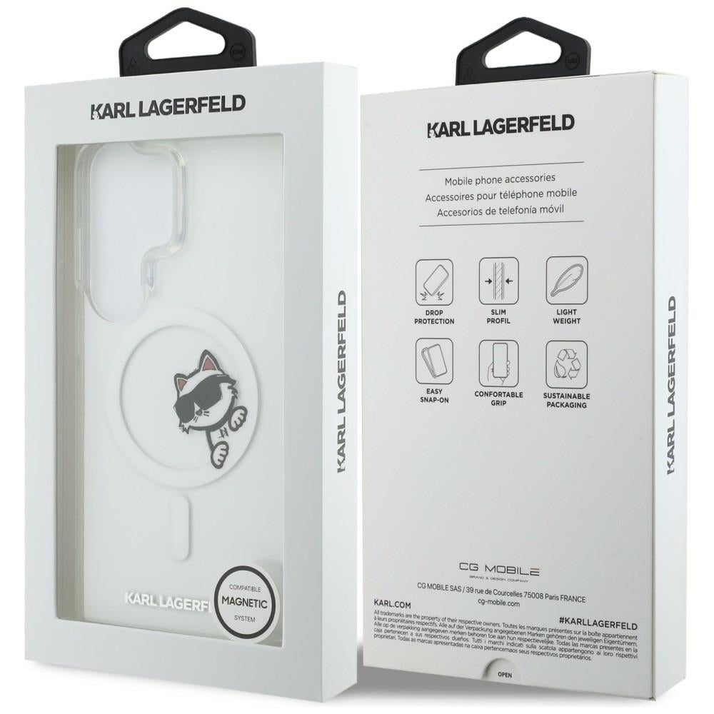 Karl Lagerfeld KLHMS26L6HCPSCT IML Peekaboo Choupette MagSafe for Samsung Galaxy S26 Ultra transparent