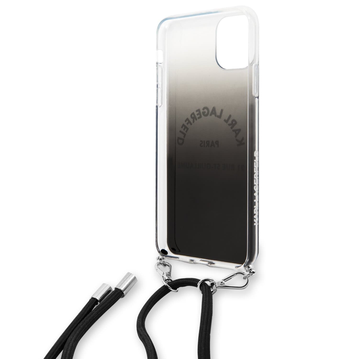 Karl Lagerfeld KLHCN65WOGRBK iPhone 11 Pro Max hardcase IKONIK GRADIENT WITH STRAP - KARL LAGERFELD