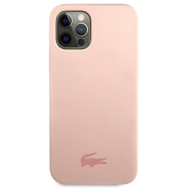 Case for Lacoste LCHCP12MSI iPhone 12 / 12 Pro /pink hardcase Silicone