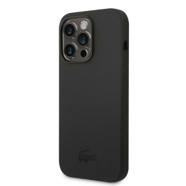 Lacoste LCHCP14LSK iPhone 14 Pro black hardcase Silicone