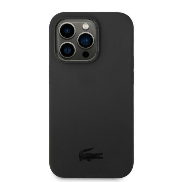 Lacoste LCHCP14LSK iPhone 14 Pro black hardcase Silicone