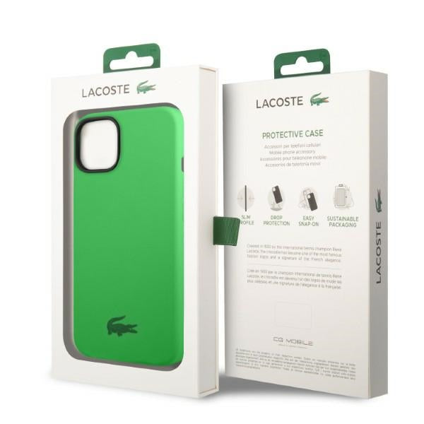 Case for Lacoste LCHCP14SSN iPhone 14 / 15 / 13 green hardcase Silicone