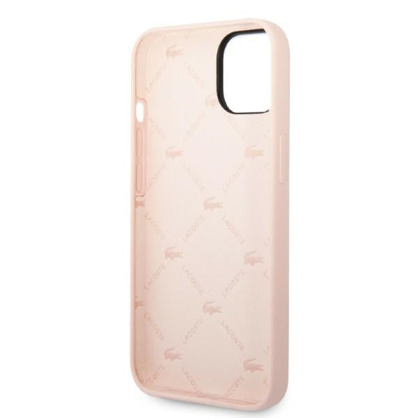 Lacoste LCHCP14SSI iPhone 14 / 15 / 13 light pink hardcase Silicone
