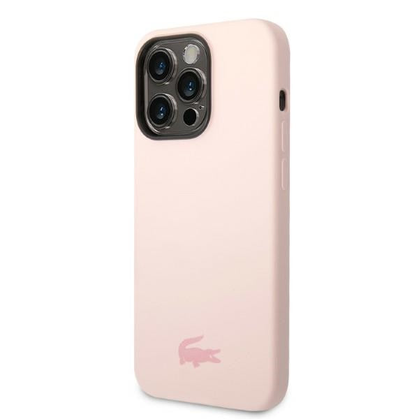 Case for Lacoste LCHCP14XSI iPhone 14 Pro Max light pink hardcase Silicone