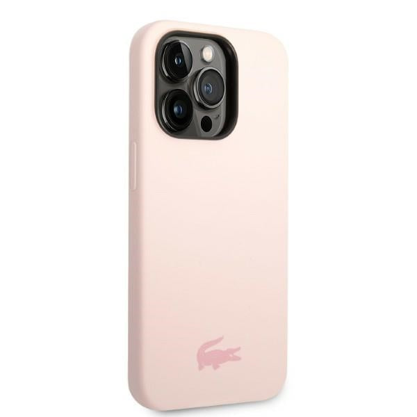 Case for Lacoste LCHCP14XSI iPhone 14 Pro Max light pink hardcase Silicone