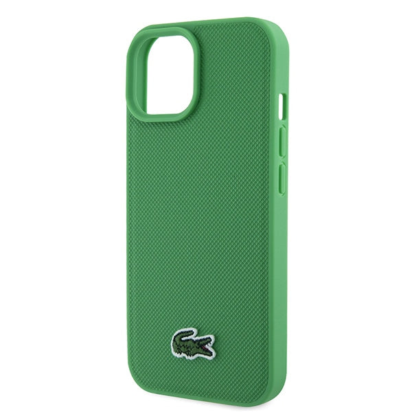 Lacoste LCHMP15SPVCN iPhone 15 / 14 / 13 green hardcase Iconic Petit Pique MagSafe