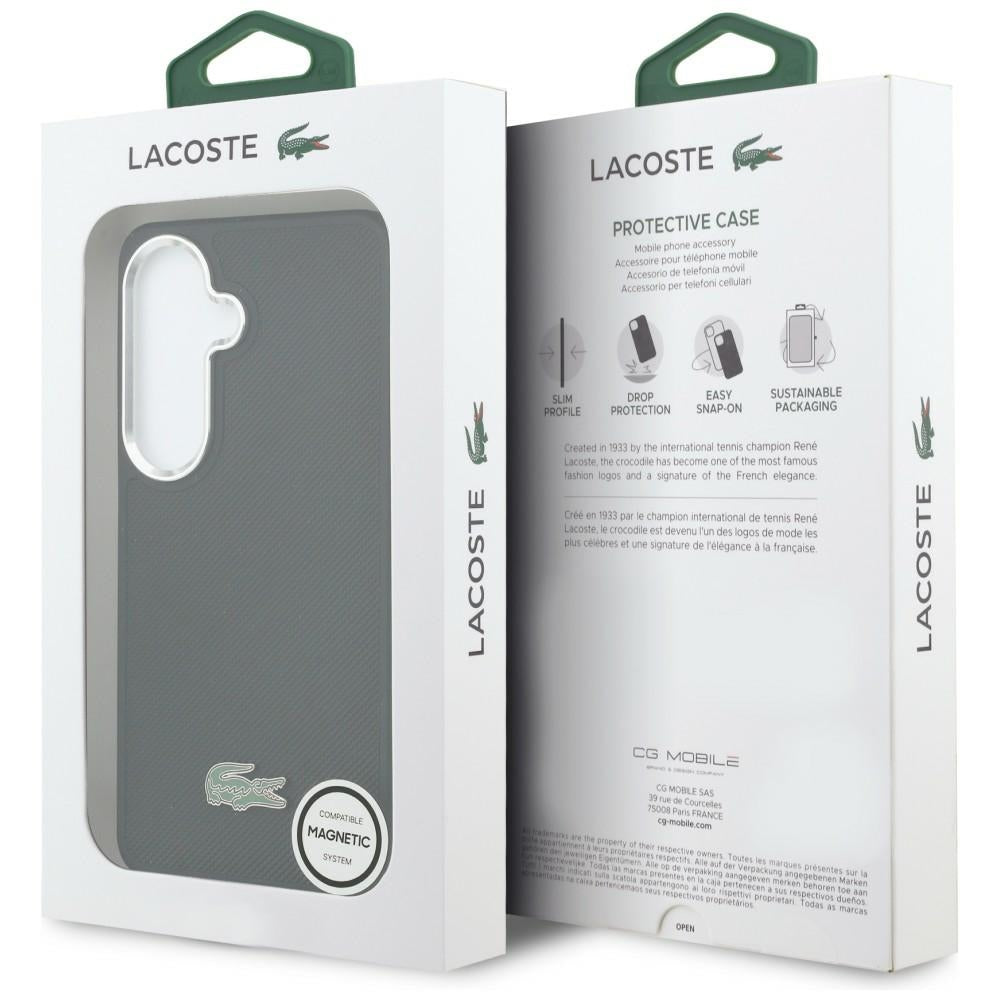 Lacoste Full Wrap Petit Pique MagSafe for Samsung Galaxy S26+ Black