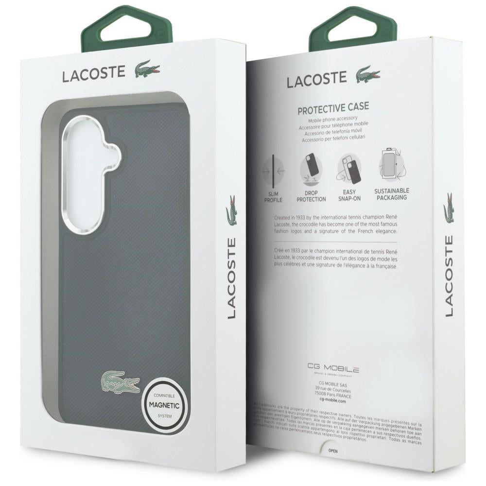 Lacoste Full Wrap Petit Pique MagSafe for Samsung Galaxy S26 Navy blue