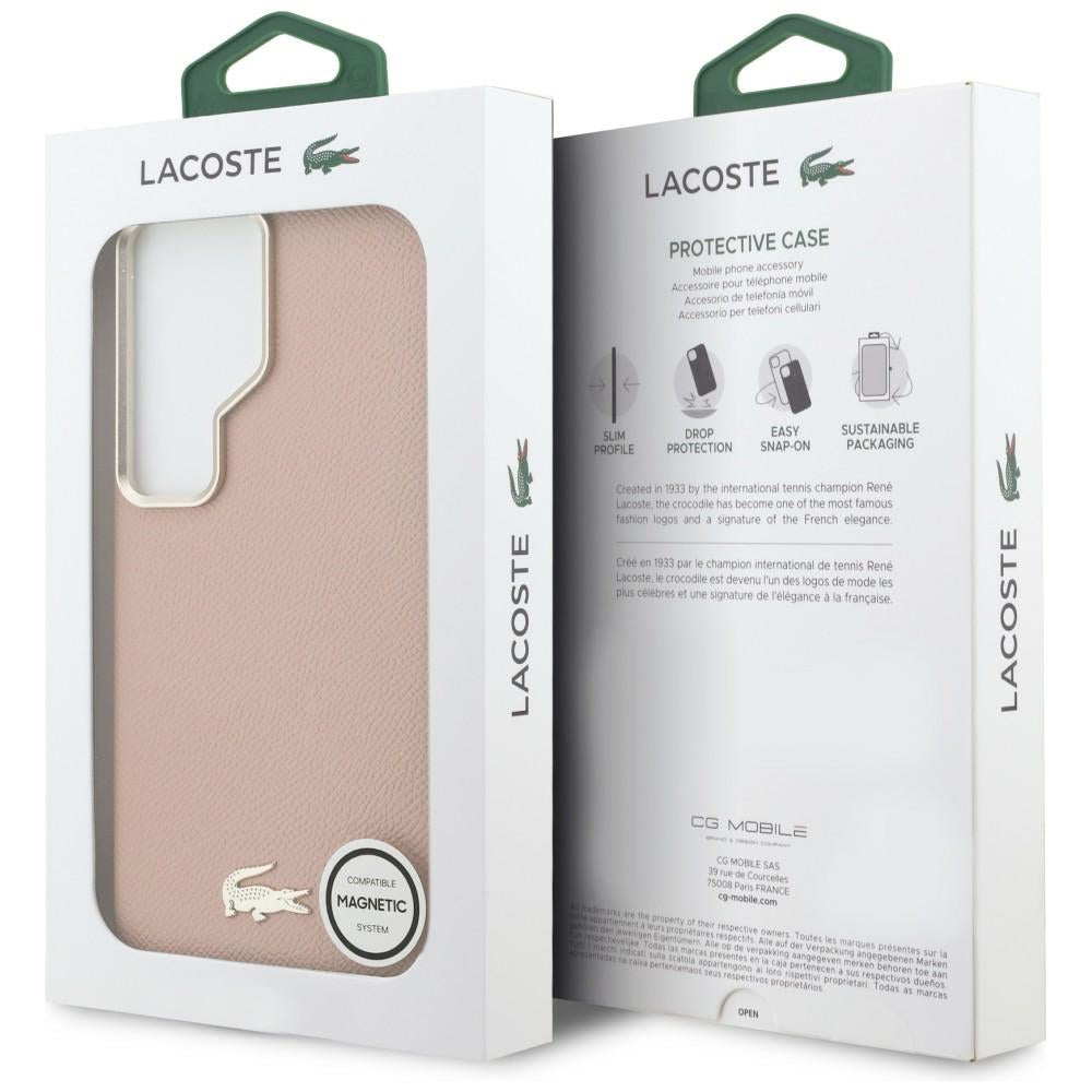 Case Lacoste Champs Elysees Gold Logo MagSafe for Samsung Galaxy S26 Ultra Tulle