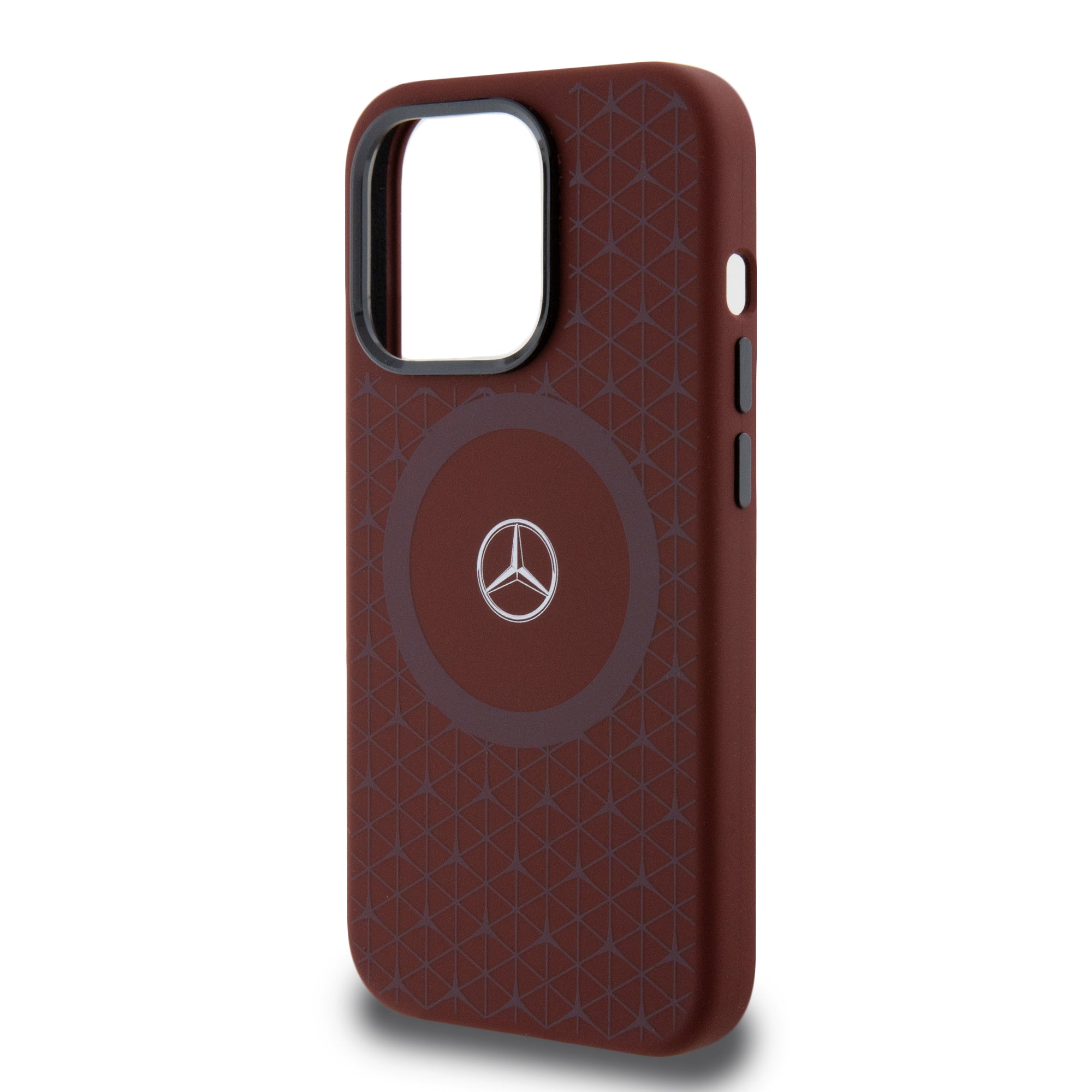 Mercedes MEHMP15L23SGPR HC LIQUID SILICON MAGSAFE WITH MINI STAR PATTERN iPhone 15 PRO RED