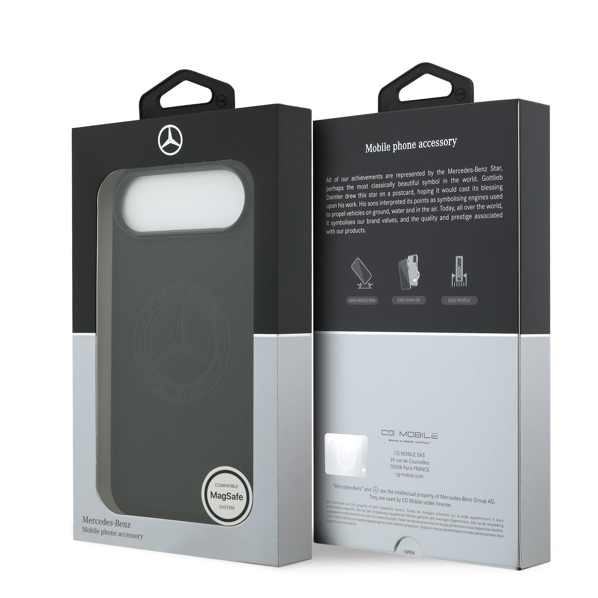 MB MEHMP17M25RICVLK HardCase MagSafe LEATHER VINTAGE Logo Black IPHONE 17 Air