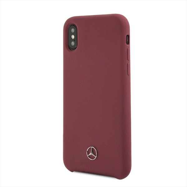 Case for Mercedes MEHCPXSILRE iPhone X/ Xs hard case red