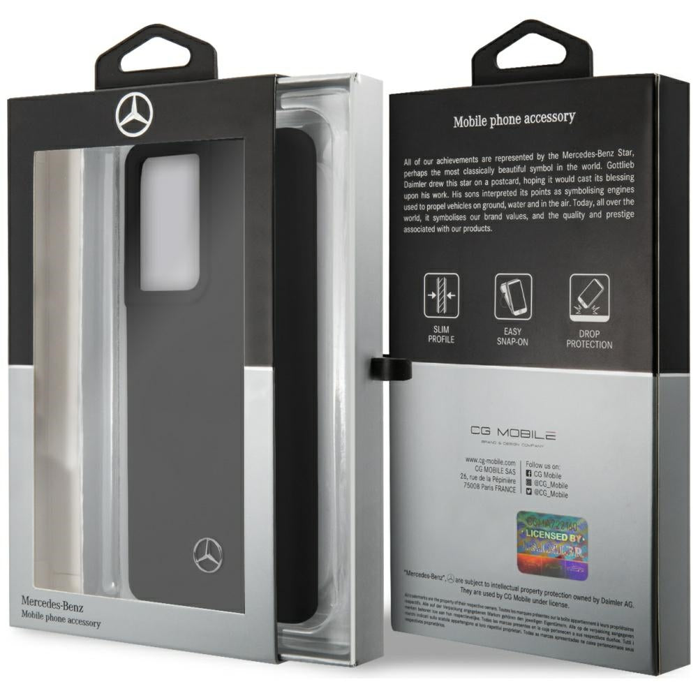 Mercedes MEHCS21LSILBK S21 Ultra G998 black hardcase Silicone Line