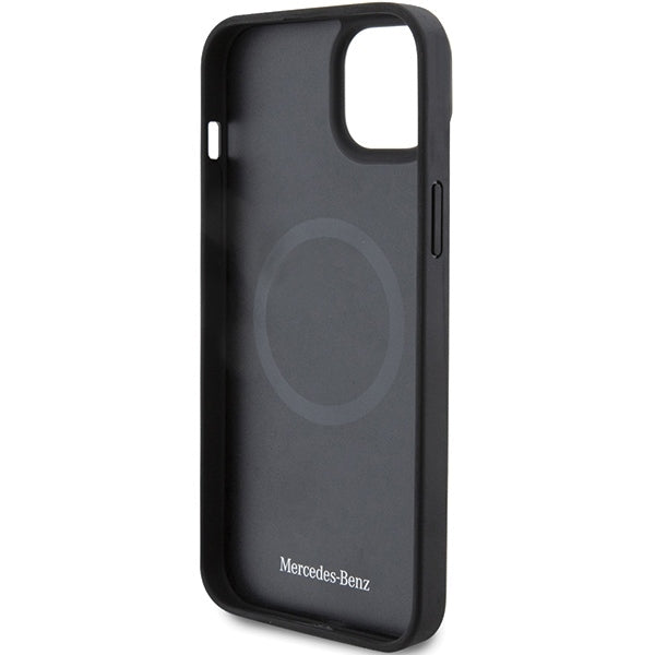Mercedes MEHMP15S23RCMK iPhone 15 / 14/ 13 black hardcase Smooth Leather MagSafe