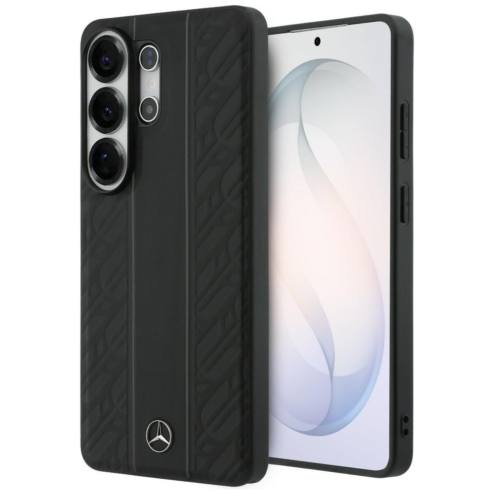 Mercedes Laurel Leaves Vertical Stripes MagSafe for Samsung Galaxy S26 Ultra black