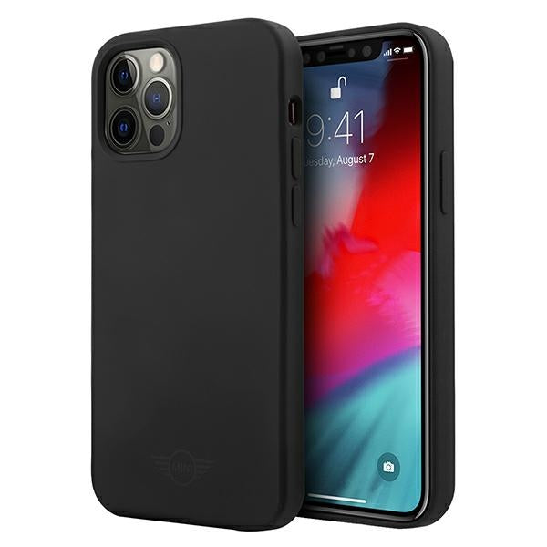 Case for Mini MIHCP12LSLTBK iPhone 12 Pro Max 6,7"black hard case Silicone Tone On Tone