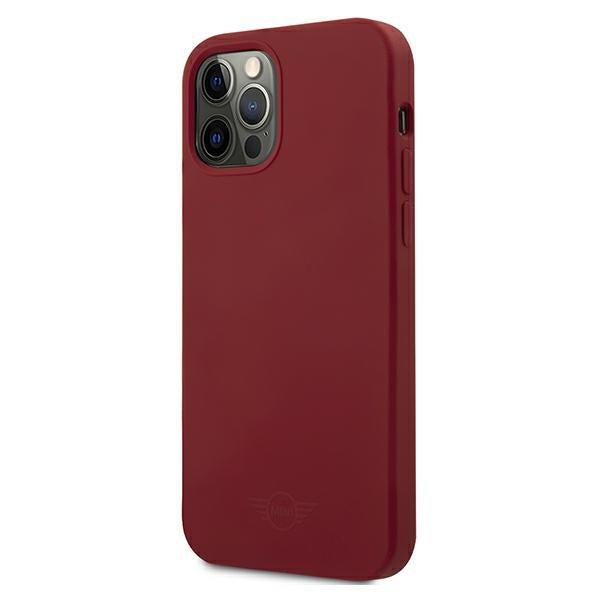 Case for Mini MIHCP12Glass for MyScreenLTRE iPhone 12/12 Pro 6,1" red hard case Silicone Tone On Tone