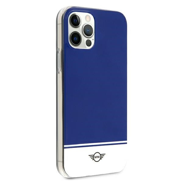 Case for Mini MIHCP12LPCUBINA iPhone 12 Pro Max 6,7" navy hard case Stripe Collection
