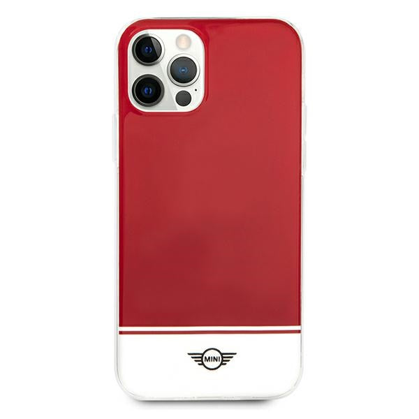 Case for Mini MIHCP12MPCUBIRE iPhone 12/12 Pro 6,1" red hard case Stripe Collection