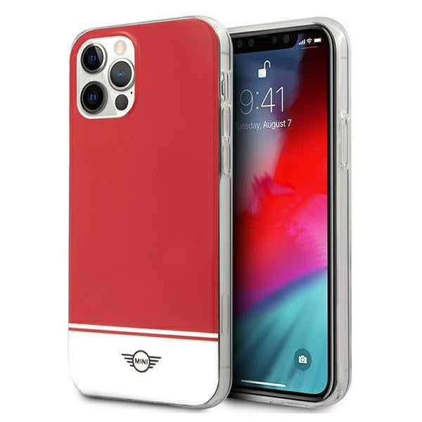 Case for Mini MIHCP12LPCUBIRE iPhone 12 Pro Max 6,7" red hard case Stripe Collection