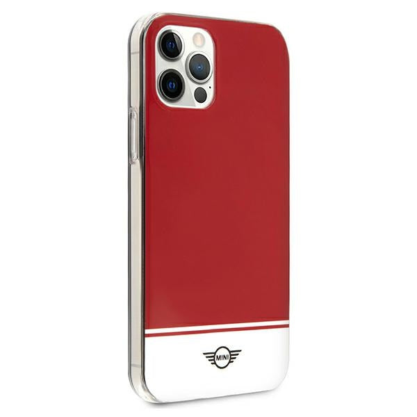 Case for Mini MIHCP12LPCUBIRE iPhone 12 Pro Max 6,7" red hard case Stripe Collection