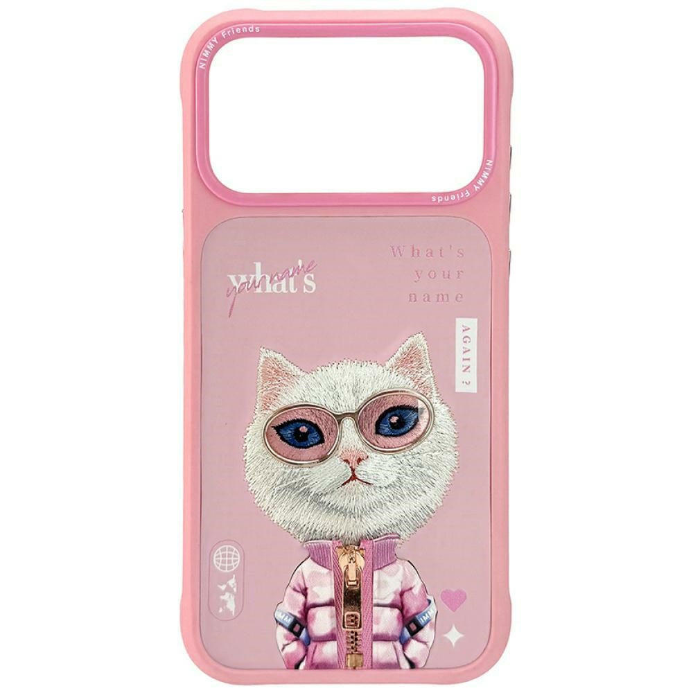Nimmy Cool&Cute 2.0 Cat Case for iPhone 17 Pro Pink