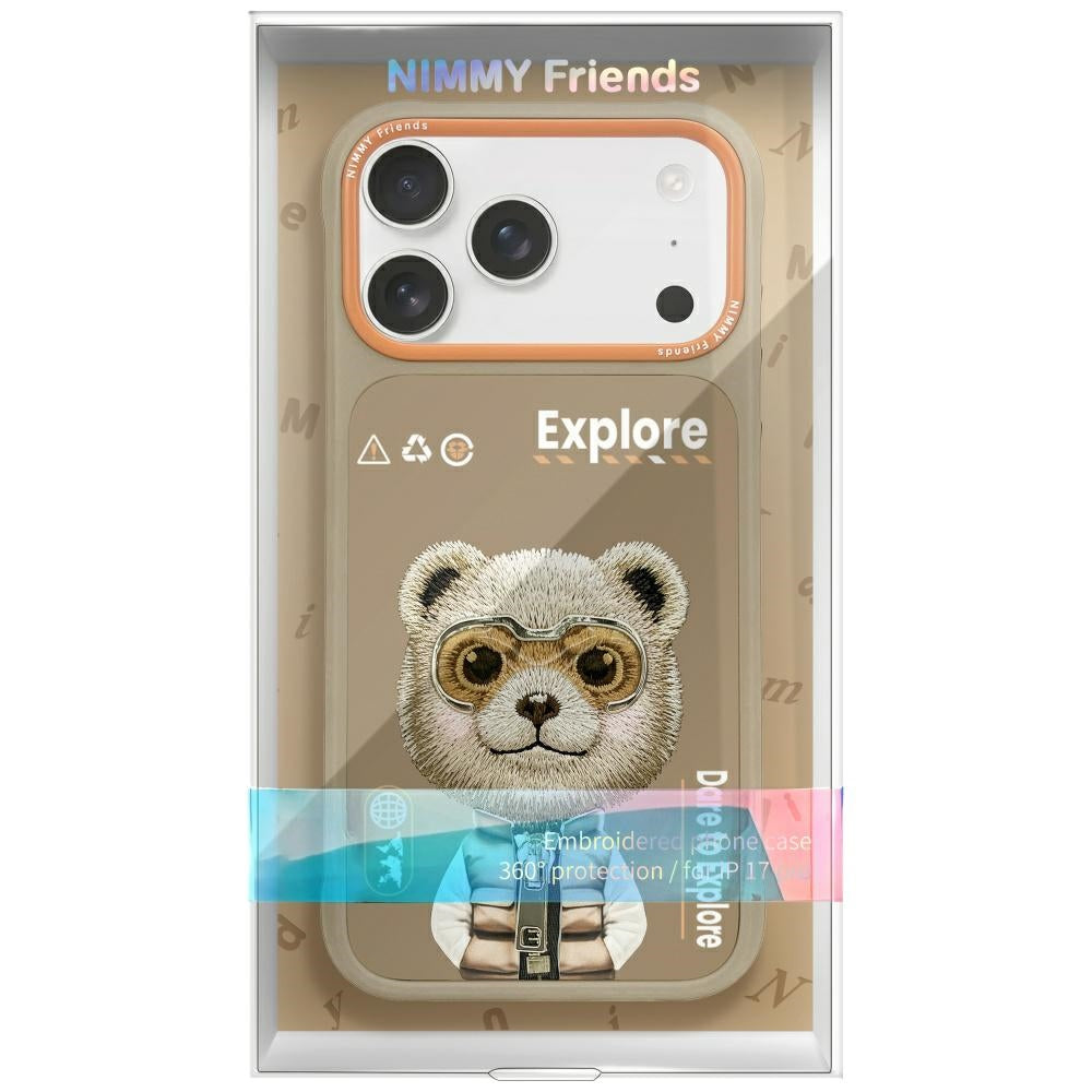 Nimmy Cool&Cute 2.0 Bear Case for iPhone 17 Pro Max Beige