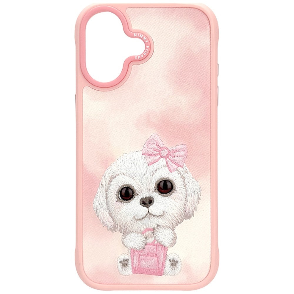Nimmy Big Eyed Pet 2.0 Dog Case for iPhone 17 pink