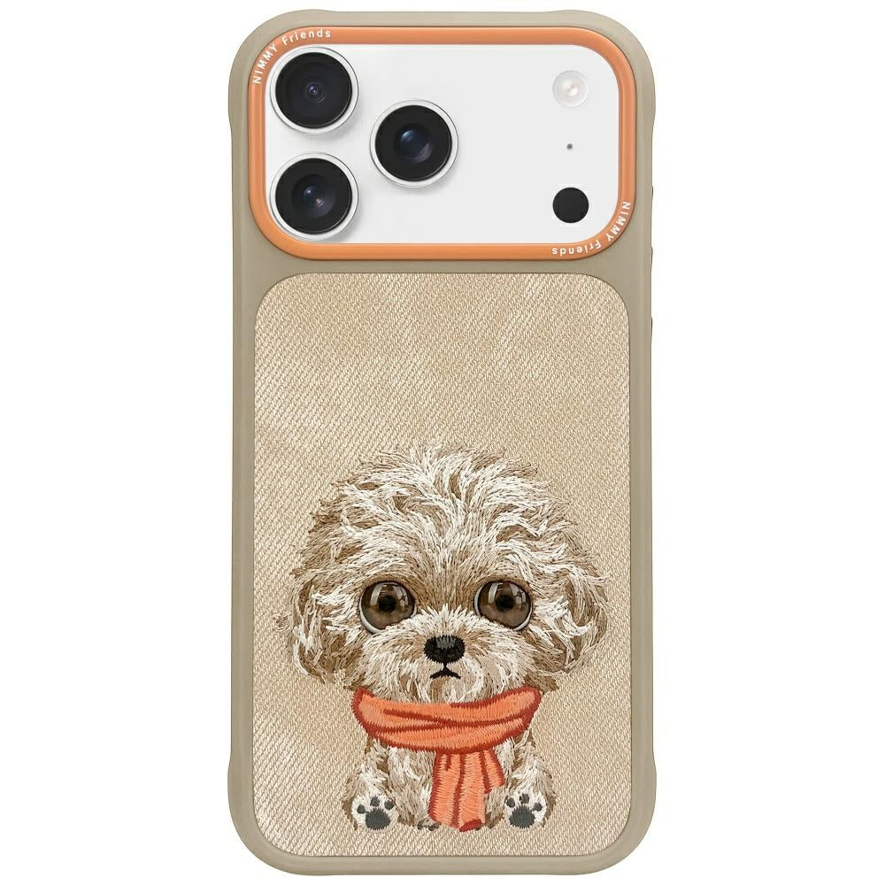 Nimmy Big Eyed Pet 2.0 Dog for iPhone 17 Pro Max beige