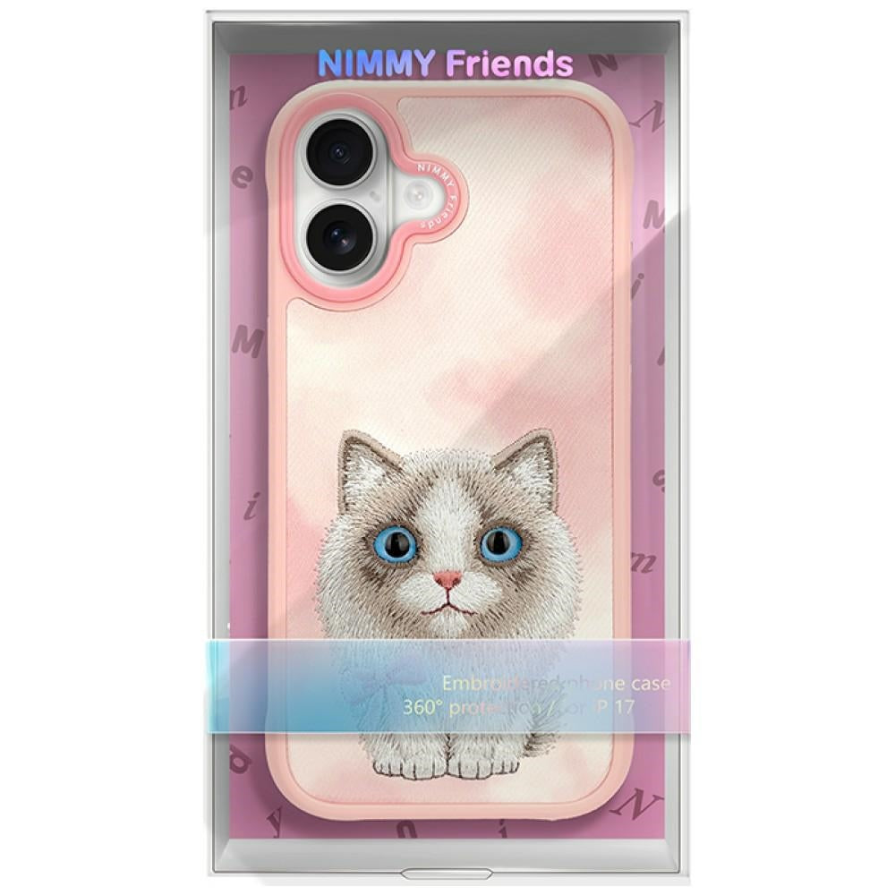 Nimmy Big Eyed Pet 2.0 Cat for iPhone 17 pink