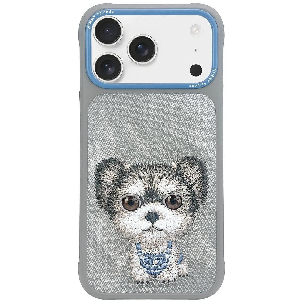 Nimmy Big Eyed Pet 2.0 Dog for iPhone 17 Pro Grey