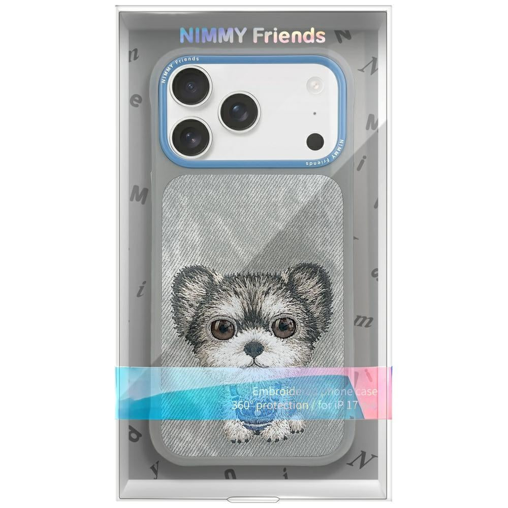 Nimmy Big Eyed Pet 2.0 Dog for iPhone 17 Pro Grey