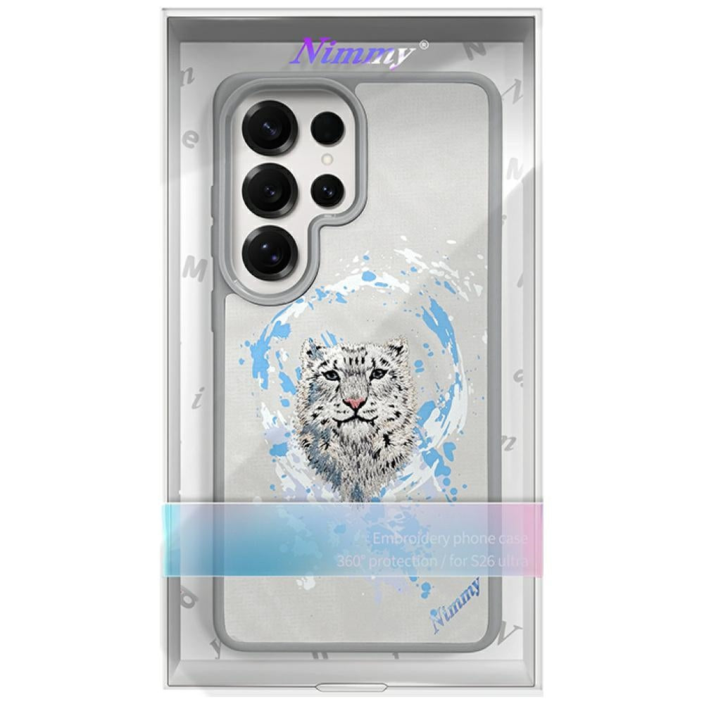 Nimmy Panther MagSafe case for Samsung Galaxy S26 Ultra light grey