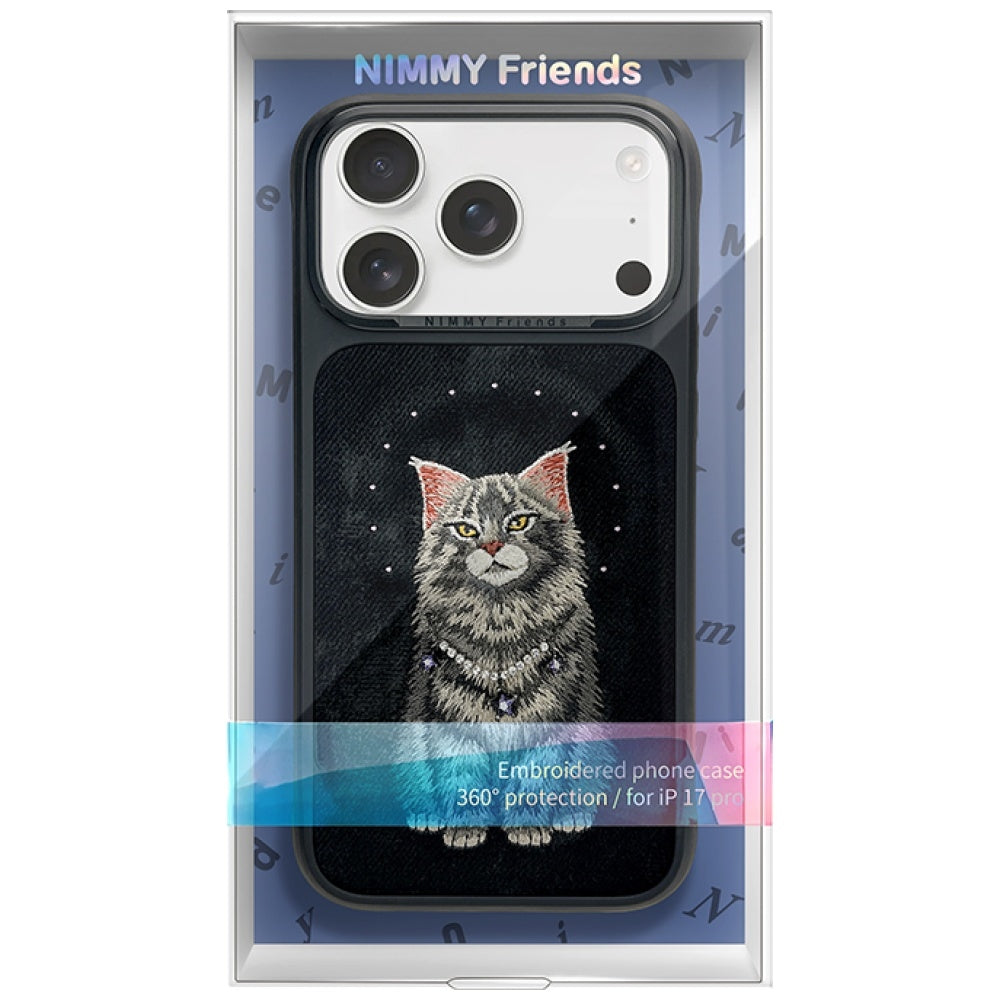 Nimmy Lucky Fashion Cat MagSafe for iPhone 17 Pro Max Black