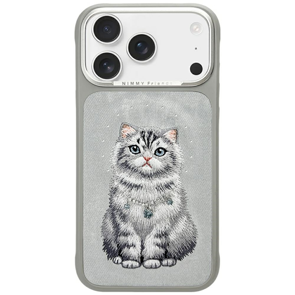 Nimmy Lucky Fashion Cat MagSafe for iPhone 17 Pro Grey