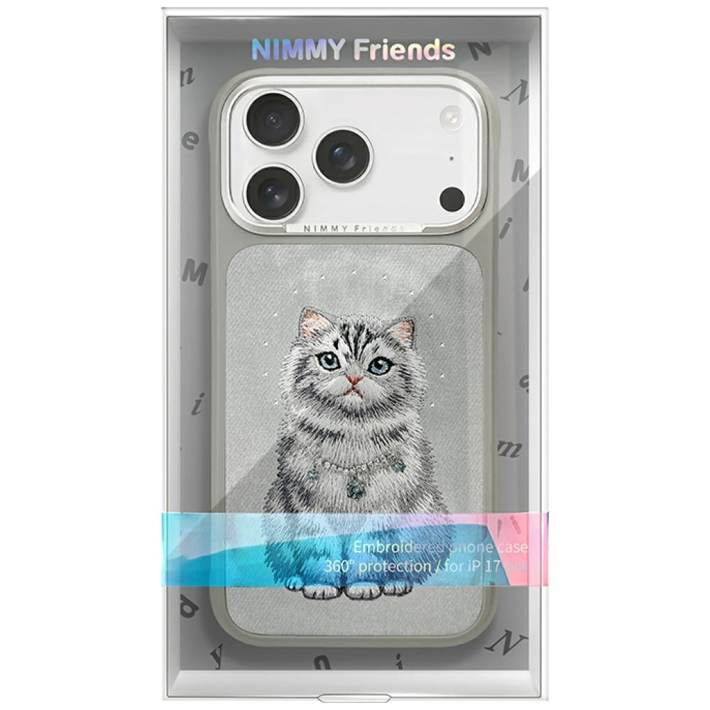 Nimmy Lucky Fashion Cat MagSafe for iPhone 17 Pro Grey