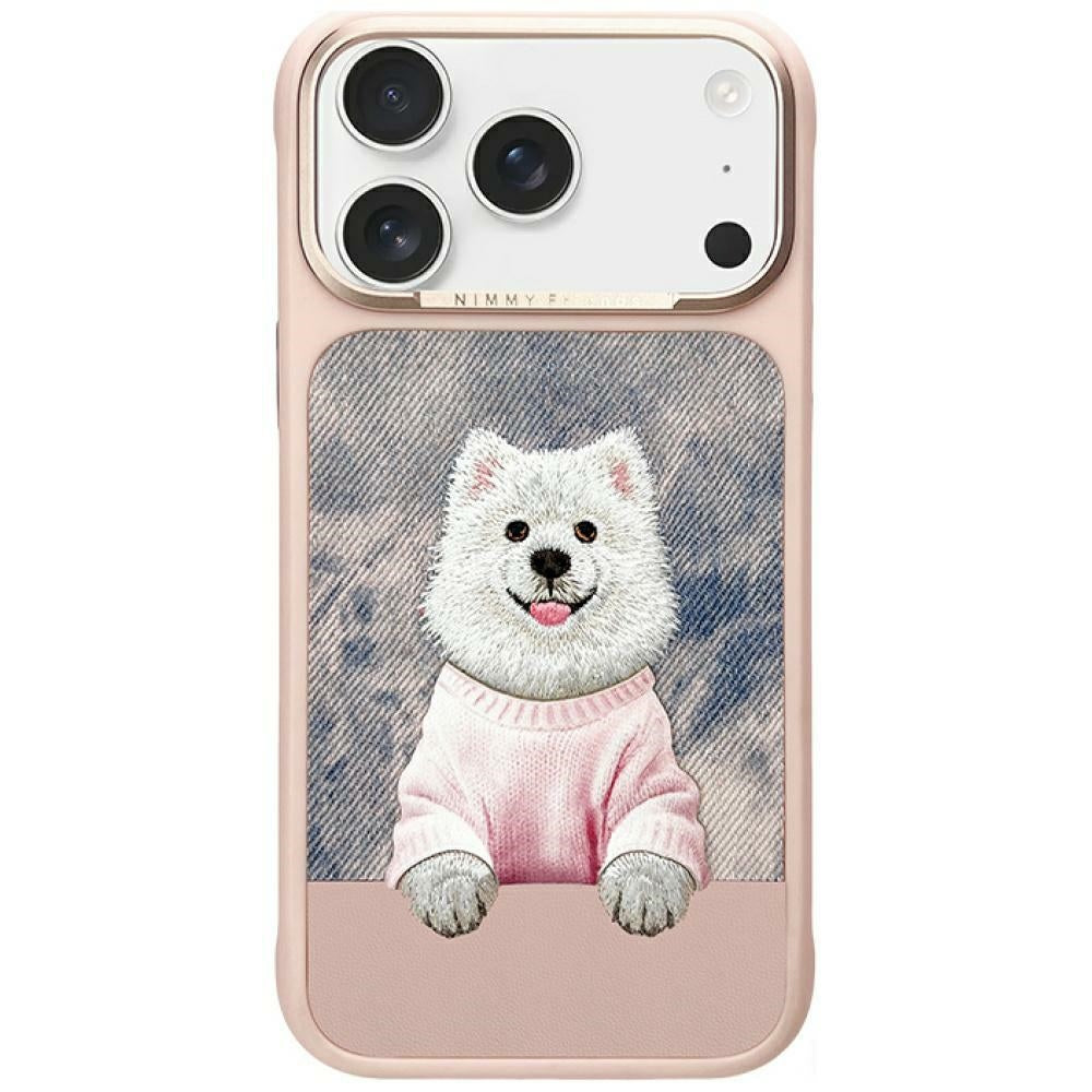 Nimmy Gentle Pets Series Dog MagSafe for iPhone 17 Pro pink